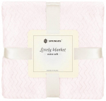 Pledas Springos Lovely Blankets Extra Soft, &scaron;viesiai rožinė, 200 cm x 220 cm