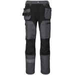 Kelnės Bo Safety Cirius, juoda/pilka, 50 dydis