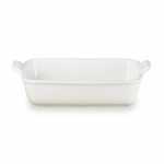 Keramikinis kepimo indas Le Creuset Heritage Stoneware, balta sp., 32.7 cm x 20.3 cm, 2.4 l