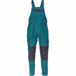 Darbinis puskombinezonis vyrams Cerva Max Summer, juoda sp./žalia sp., 60 dydis