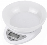 Elektroninės virtuvinės svarstyklės, baltos