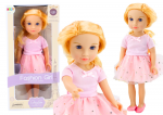Lėlė - vaikas Lean Toys Fashion Girls, 44 cm, rožinė