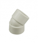 Vandentiekio alkūnė Sanitas 03.4040, 45 &deg;, 40 mm - Lituojamas vidus, polipropilenas (pp)