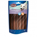 Skanėstas &scaron;unims Trixie Denta Fun Chicken Rolls, triu&scaron;iena, 0.07 kg