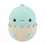 Naktinis &scaron;viestuvas Baby Dino, balta/žydra