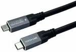 Kabelis Vivolink PROUSB4MM1 USB Type-C Male (vyri&scaron;ka), USB Type-C Male (vyri&scaron;ka), 1 m, juoda sp.