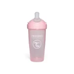 Kūdikių buteliukas Twistshake Pro Double, 330 ml, 4 mėn., rožinė sp.