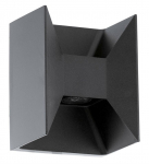 Sieninis lauko &scaron;viestuvas Eglo Morino, 2.5W, LED, IP44, antracito sp., 10.5 cm x 18 cm