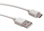 Laidas Forever, USB Type C/USB, balta sp.