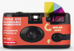 Juostinis fotoaparatas Lomography Reloadable Film Camera LomoChrome Metropolis, oranžinė