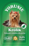 Skanėstas &scaron;unims Adbi Yorusie Sticks Rabbit, triu&scaron;iena/vi&scaron;tiena, 0.25 kg