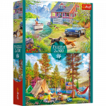 Dėlionė Trefl Summertime Relax, 34 cm x 48 cm, 1000 vnt., įvairių spalvų