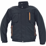 Darbinė striukė vyrams Safeworker Zul, juoda, L dydis