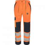 Darbo kelnės moterims Cerva Max Neo HV, oranžinė, 36 dydis
