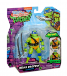 Žaislinė figūrėlė, su priedais Playmates Toys Head Droppin Leonardo 83304, mėlyna sp./žalia sp.