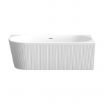 Vonia, kampinė Invena Glamour Trend, 170 cm x 80 cm x 58 cm, de&scaron;ininė, balta sp.