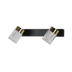&Scaron;viestuvas lubų Light Prestige Erovia, LED, 3000 - 6000 &deg;K, 2 x 10 W, skaidri sp./aukso sp.