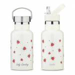 Termosas Vanilla Copenhagen Ladybug, 350 ml, 1 m., nerūdijantysis plienas, balta sp./raudona sp.