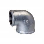 Alkūnė Jinan Meide G90R, 90 &deg;, 3/4" x 1/2", ketaus/cinkas