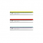 Liniuotė Herlitz 11367984, 17 cm, plastikas, įvairių spalvų
