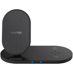 Belaidis įkroviklis Canyon WS-202 2in1, 2 x Qi Wireless, 120 cm, juoda, 10 W