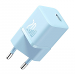 Adapteris Baseus GaN5 20W Mini, USB Type C, mėlyna sp., 20 W