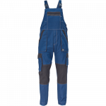 Darbinis puskombinezonis vyrams Cerva Max Summer, mėlyna sp./juoda sp., 48 dydis