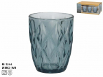 Stiklinių komplektas Kitchen&GO Basic, stiklas, 0.28 l, 6 vnt., mėlyna sp.