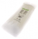 Tvirtinimo dirželis Haupa, plastmasė, balta, 250 mm x 4.8 mm