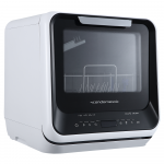 Stalinė indaplovė Scandomestic SFO 101 W, balta sp./juoda sp.