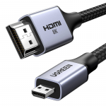 Kabelis Ugreen HD164, HDMI, pilka sp.