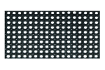 Durų kilimėlis Honeycomb 2.06.11011, juoda sp., 80 cm x 120 cm x 2 cm