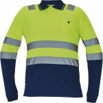 Darbiniai mar&scaron;kinėliai vyrams Cerva Leon HV, mėlyna/geltona, XXXXL dydis