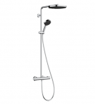 Du&scaron;o sistema su termostatiniu mai&scaron;ytuvu Hansgrohe Pulsify 1, chromo sp.