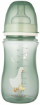 Kūdikių buteliukas Canpol Babies EasyStart Goose, 240 ml, 3 mėn., žalia sp.