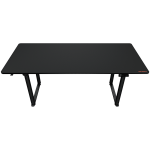 Kompiuterinių žaidimų stalas reguliuojamo auk&scaron;čio Cougar E-Grav, 180 cm x 80 cm, 73 - 118 cm, juoda sp.