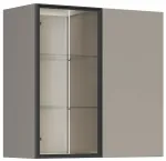 Vitrina Point One, bazalto pilka sp., 37 cm x 80 cm x 80 cm