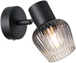 &Scaron;viestuvas sieninis Candellux Lighting Mitura 91-45409, E27, 1 x 40 W, juoda sp. / juoda sp.