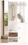 Prie&scaron;kambario baldų komplektas Kalune Design DD7, vidaus, balta sp.
