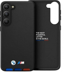 Telefono dėklas BMW Leather Stamp, Samsung Galaxy A54, juoda sp.
