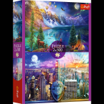 Dėlionė Trefl American Tour, 34 cm x 48 cm, 1000 vnt., įvairių spalvų