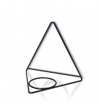 Vazono laikiklis Prosperplast IKSH2S, 29.7 cm x 20.9 cm, 25.6 cm, metalas