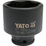 &Scaron;e&scaron;iakampis smūginis lizdas Yato YT-1029, HEX, 72 mm, 52 mm, 1/2"