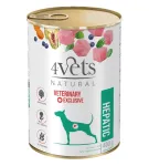 &Scaron;lapias &scaron;unų maistas 4Vets Natural Hepatic, vi&scaron;tiena, 0.4 kg