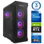 Stacionarus kompiuteris Intop i7-14700F, DDR5 16 GB, SSD+HDD 2 TB 2 TB, Nvidia GeForce RTX 5070 12 GB GDDR7, Windows 11 Pro