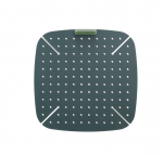 Silikoninis virtuvės kilimėlis, kar&scaron;to oro krosnelės kepimo priedai L&eacute;ku&eacute;, žalia sp./pilka sp., 22.5 cm x 22.5 cm