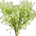 Dirbtinių gėlių puok&scaron;tė, guboja Mondex Viridis, balta/žalia, 33 cm