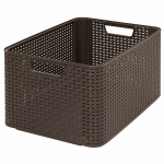 Daiktadėžė, daiktų saugojimo Curver 205850, 30 l, ruda sp., 43.6 x 32.6 x 23 cm