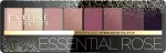 Akių &scaron;e&scaron;ėliai Eveline Professional Eyeshadow Palette, 9.6 g, aukso sp./rožinė sp./smėlio sp. 05 essential rose