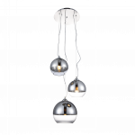 &Scaron;viestuvas lubų AZzardo Ball, E27, 3 x 40 W, sidabro sp.